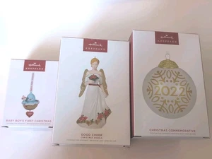 Hallmark Set Andenken Ornamente, Geburtstag, Engel, Set O 3 - Bild 1 von 4