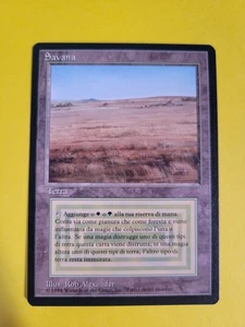 Magic the Gathering Savannah Revised Italian Foreign Black Border FBB MTG - Picture 1 of 2