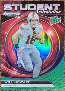 2024 Panini Prizm Draft Picks Will Howard Student Orientation Green #SO-WH - Picture 1 of 2