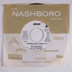70s Funk 45 SKIP MAHONEY & THE CASUALS Running Away... ABET VG+ promo HEAR d - Imagen 1 de 2