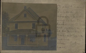 RPPC Bangor,WI Residence, La Crosse County Real Photo Postcard Wisconsin - Picture 1 of 5