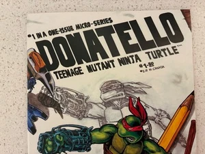 Donatello Micro Series 1 Teenage Mutant Ninja Turtles Mirage Studios 1986 TMNT - Picture 1 of 6