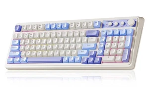 99 Key Keyboard, Tri-Mode Bluetooth/2.4GHz/USB-C Cute Creamy Gaming Keyboard ... - Picture 1 of 7