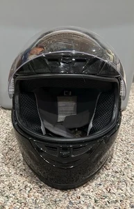 Fuel Motorcycle Helmet M (57-58cm) ff001 black full face - Picture 1 of 3