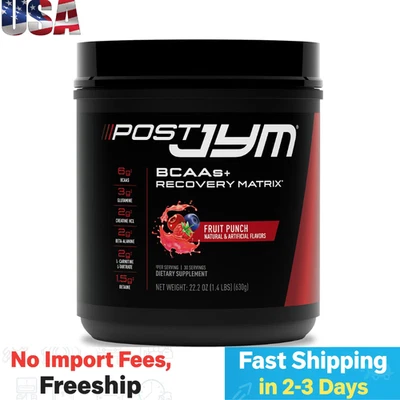 Jym® BCAA + Matriz de Recuperación* - Ponche de Frutas (30 Porciones) Foto 1 de 4