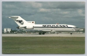 Postcard SERVIVENSA Boeing B-727-22 Miami International Airport YV-763C MSN 1832 - Picture 1 of 2