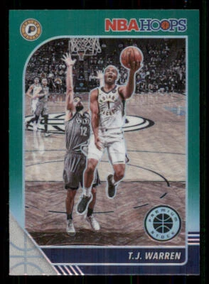 2019-20 Hoops Premium Stock Prizms Green #152 T.J. Warren - Image 1 of 2