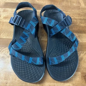 CHACO Men’s Chaco Sandals Blue with Straps Size 12 - Picture 1 of 8