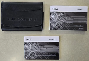 2016 GMC Acadia / Acadia Denali Owners Manual, Supplement, Black Leather Holder - Picture 1 of 5