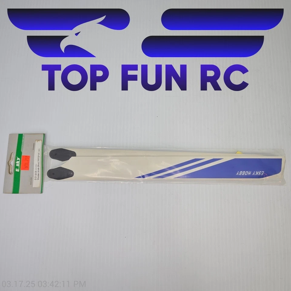 Esky 001469 Wooden Blade (blue) 315x32x4.5mm - Image 1 of 1