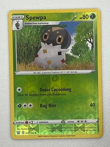 Pokemon TCG Karte Kampfstile Spewpa 012/163 Reverse Holo - Bild 1 von 1