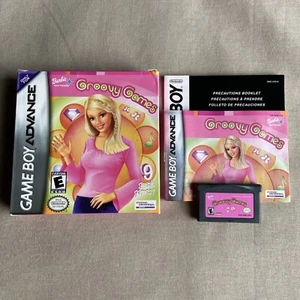 Barbie Groovy Games (Nintendo Game Boy Advance 2001) CIB Complete GBA Manual Y2K - Picture 1 of 15