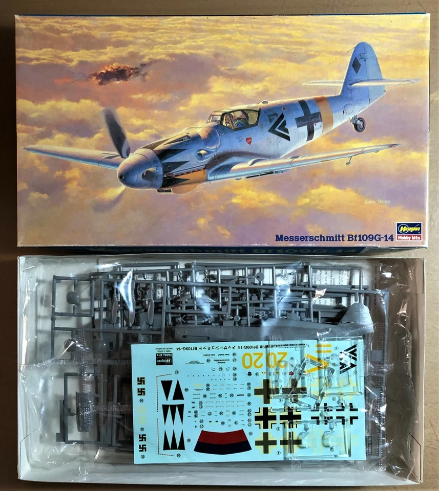 HASEGAWA 09148 - MESSERSCHMITT BF 109G-14 LUFTWAFFE FIGHTER - 1/48 PLASTIC KIT - Immagine 1 di 1