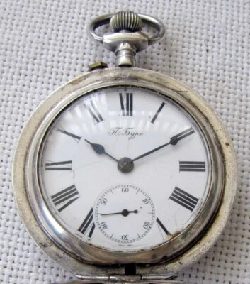 Pavel Bure (Paul Buhre) Le Fils de R. Picard Silver 84 Chronometre pocket watch - Image 1 of 4