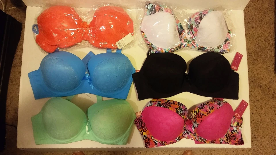 1 Nuevo Sujetador Camiseta Lacy Bella Con Aros Encaje Sin Costuras Estilo #:1802 Talla:40 DD Foto 1 de 4