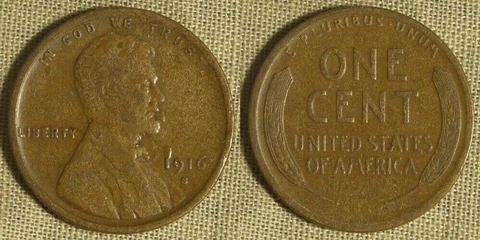 Error: 1916S Ct. Obv. Cuds IREC730 Cover