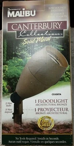 MALIBU LANDSCAPE FLOODLIGHT ARCHITECTURAL BRONZE FINISH CS508TA LOW VOLTAGE - Picture 1 of 10