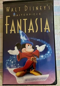 Rare FANTASIA Walt Disney VHS Original Masterpiece Collection #1132, Black D. - Picture 1 of 5