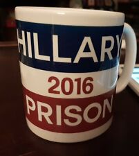 Hillary for Prison 2016 Coffee Mug  TRUMP 
