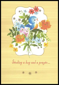 Greeting Card - Bird Bluebird - Get Well - 0575 - Picture 1 of 2