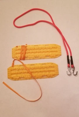 1/10 scale RC maxtrax recovery boards, and tow rope. - Image 1 of 4