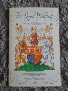 Vintage 1986 Official Programme Royal Wedding Ex Prince Andrew & Sarah Ferguson - Picture 1 of 3