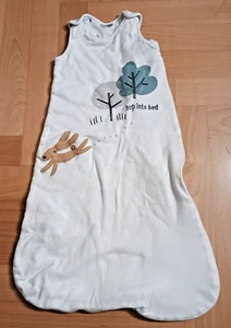 Schlafsack von M&S | ECO white | weiß mit Haase | bis 6 Monate | TOG 2.4 - Bild 1 von 4