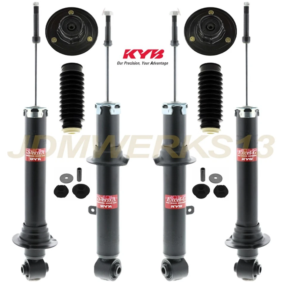 KIT DE SOPORTES DE PUNTAL Y BOTAS ANTIPOLVO KYB AMORTIGUADORES para HONDA ACUERDO CROSSTOUR 10 11 12-15 Foto 1 de 1