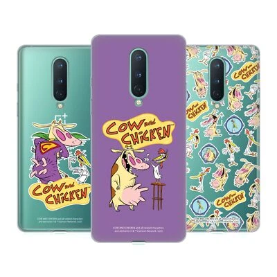 OFFICIAL COW AND CHICKEN GRAPHICS SOFT GEL CASE FOR GOOGLE ONEPLUS PHONES - Image 1 of 4