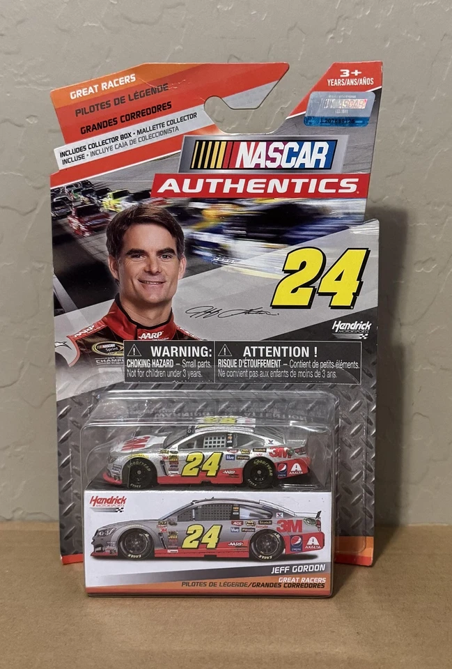 2015 NASCAR Authentics Great Racer 3m #24 Jeff Gordon Spin Master 3