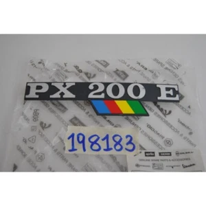 Targhetta cofano laterale Nameplate emblem Piaggio Vespa PX 200 E Arcobaleno - Imagen 1 de 2