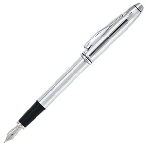 CROSS TOWNSEND LUSTROUS CHROME FOUNTAIN PEN 536-MS - Picture 1 of 5