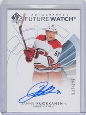 2017-18 SP Authentic Future Watch Autograph #159 Janne Kuokkanen RC  /999 *19374