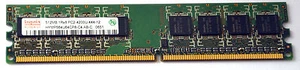 Hynix 512MB PC2-4200U 533MHz 240-Pin DDR2 Desktop RAM HYMP564U64P8-C4 - Picture 1 of 2