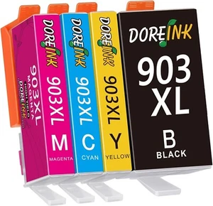 DORLINK 903XL 903XL Ink Cartridges Multipack COMPATIBLE for 903XL 903 XL - Zdjęcie 1 z 9