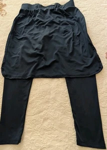 Snoga Damen Sport Skort/Leggings Größe Large Tasche Athleisure Blau - Bild 1 von 9