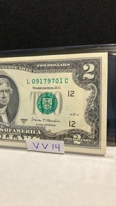 Sequential Set of 50 Two Dollar Notes! Crisp Two Dollar Bills 2017A FW/Christmas - Picture 1 of 8