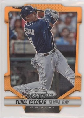 2014 Panini Prizm Orange Prizm Die-Cut /60 Yunel Escobar #25 - Image 1 of 2