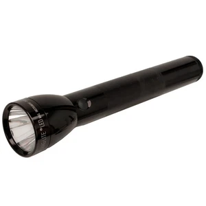 LED 3-Zellen Taschenlampe in Schwarz | Wasser & Schock - Bild 1 von 3
