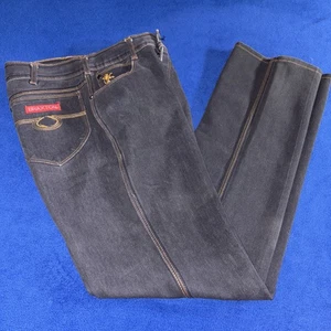 Braxton Damen Jeans Gr. 14 Lgh verwaschen schwarz Stretch Denim 33" Schrittlänge Vintage - Bild 1 von 7