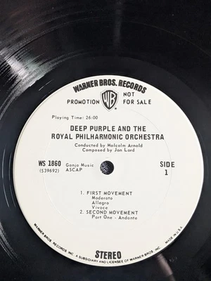**Original WLP Pressing* Deep Purple  "The Royal Philharmonic Orchestra" (1970)  - Image 1 of 4