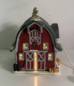 Holiday Time 2014 Country Charm Collection Collectable Keepsake Barn with Box - Picture 1 of 9