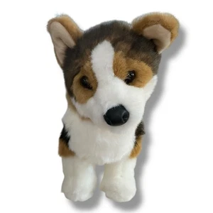 Douglas Kirby Corgi Puppy Stuffed Animal Cuddle Toys #2014 Plush Dog Tri Color - Picture 1 of 7