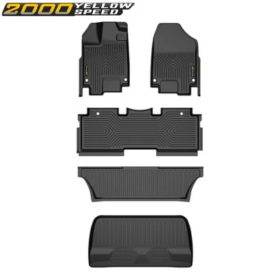 All Weather 3D Molded TPE Floor Mats+Cargo Liner Fit For 2018-2025 Honda Odyssey Foto 1 de 4