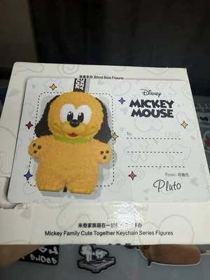 Popmart Mickey Family Милый Вместе Брелок Серия Pluto Подтвержденный Запечатанный Новый - Изображение 1 из 4