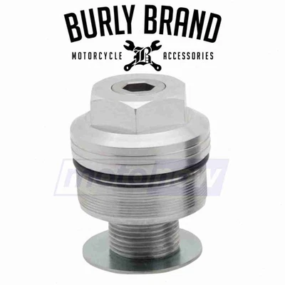 Burly Brand Fork Preload Adjuster for 2007-2014 Harley Davidson FXDC Super fp Foto 1 de 4
