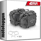 GIVI SIDE BAGS CANYON GRT720 + SIDE-CASE HOLDER HONDA NC 750 X DCT 2014 14