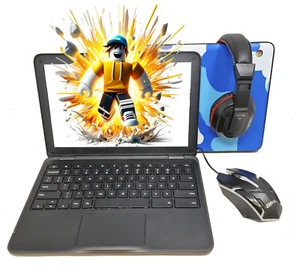 Cloud Gaming Chromebook touchscreen laptop HD 2.2 GHz 4GB 16GB HDMI Play store - Picture 1 of 25