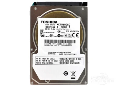  Toshiba 100GB 4200RPM 2.5" MK1060GSC Autonavigation / Industriecomputer HDD - Image 1 of 2