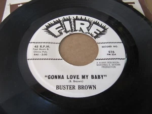 Buster Brown - Raise A Ruckus Tonight / Gonna Love 45 FIRE R&B Funk Soul PROMO - Picture 1 of 2